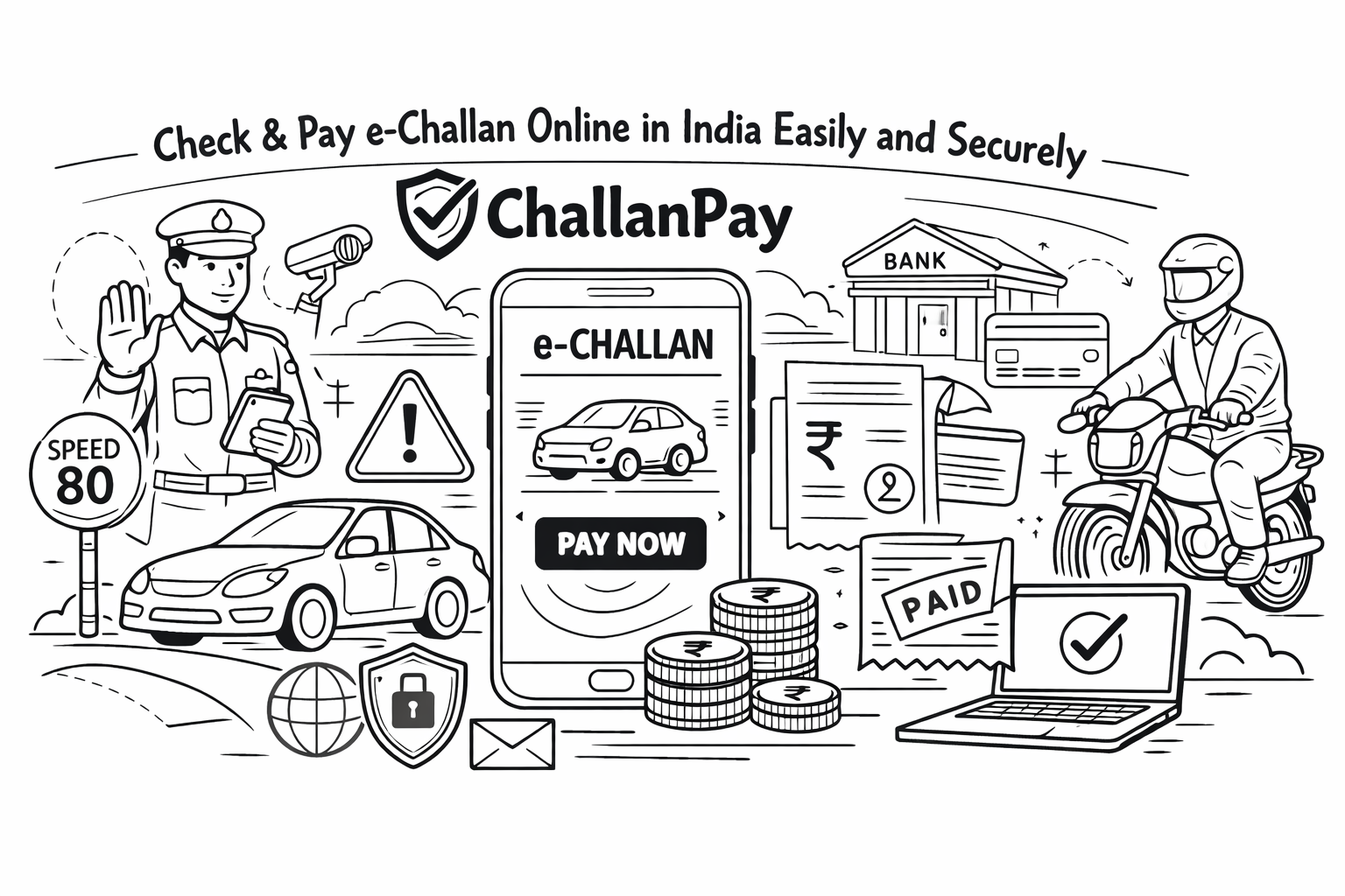 Check & Pay E-Challan Online in India Easily and Securely Lawyered